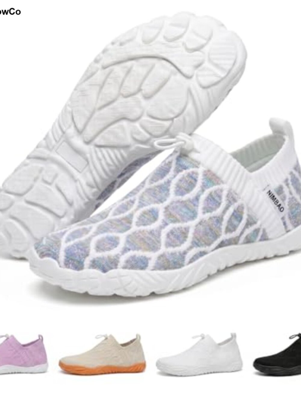 Wide Toe Box Barefoot Walking Shoes - Zero Drop Sole - Breathable Knit -
